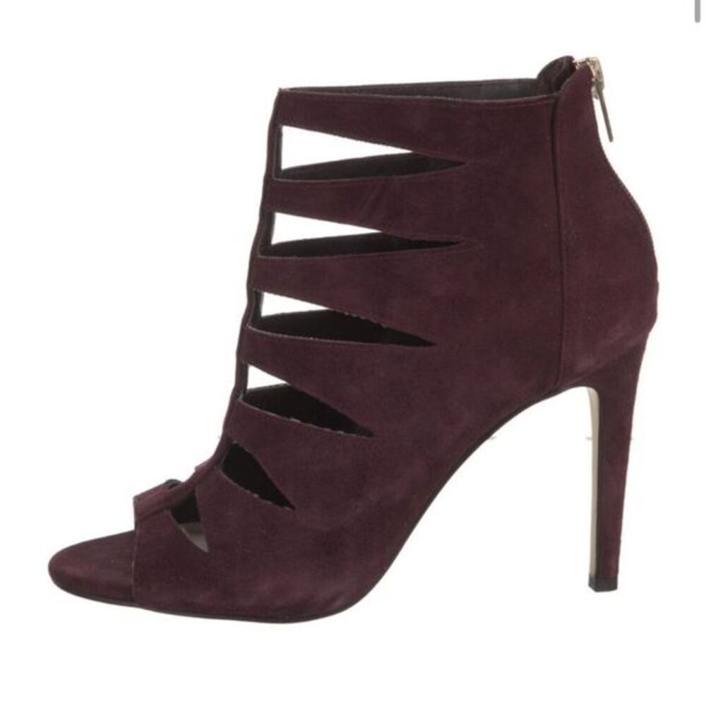 Saks Fifth Avenue Women's Heeled Boots - Deep Purple